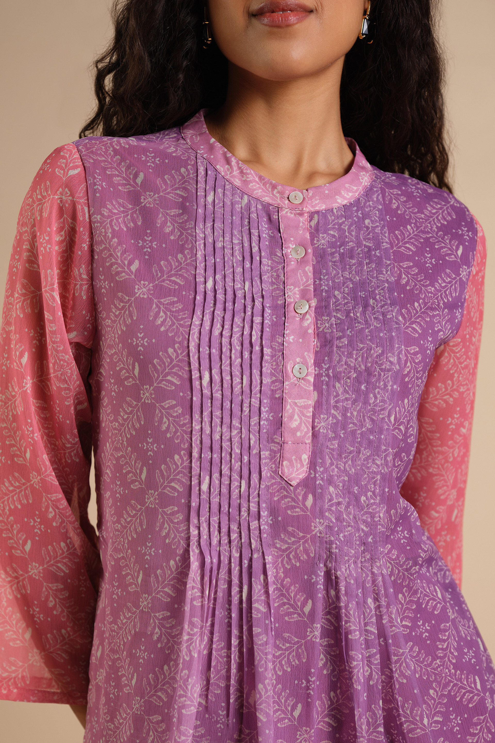 Sunset Noor Top, Lilac, image 4